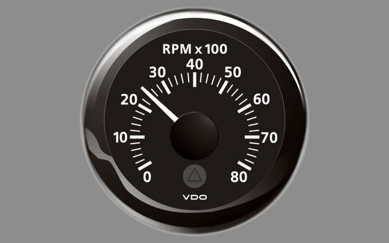 Marine Tachometer 8000 RPM Gauges